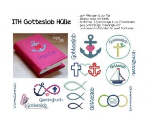 ITH Stickmuster - Gotteslobhülle inkl. Motive